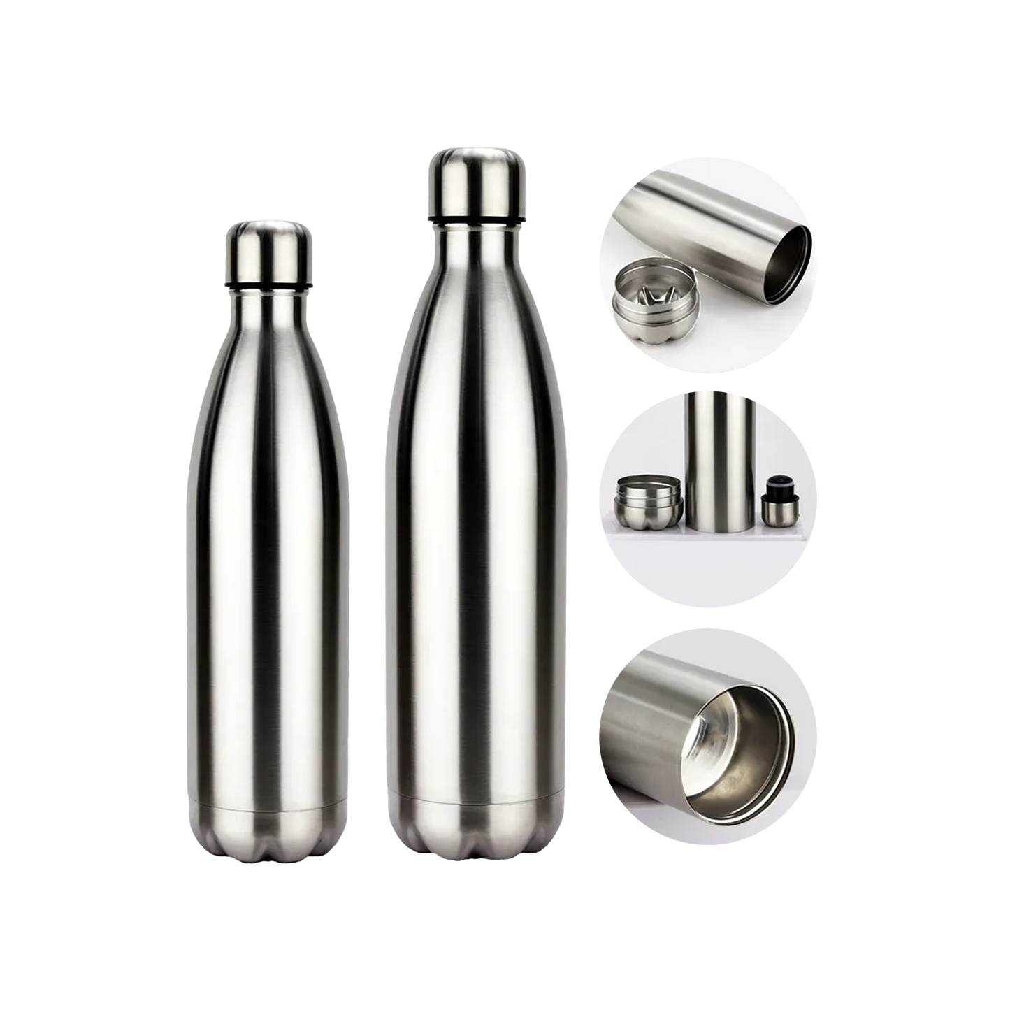 Stainless Steel Vacuum Insulated Bottle Hidden Storage