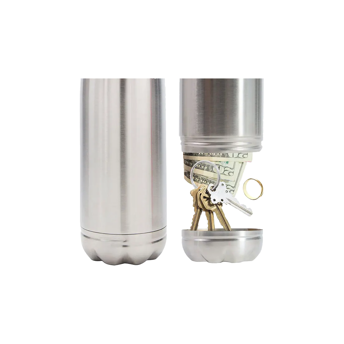 Stainless Steel Vacuum Insulated Bottle Hidden Storage